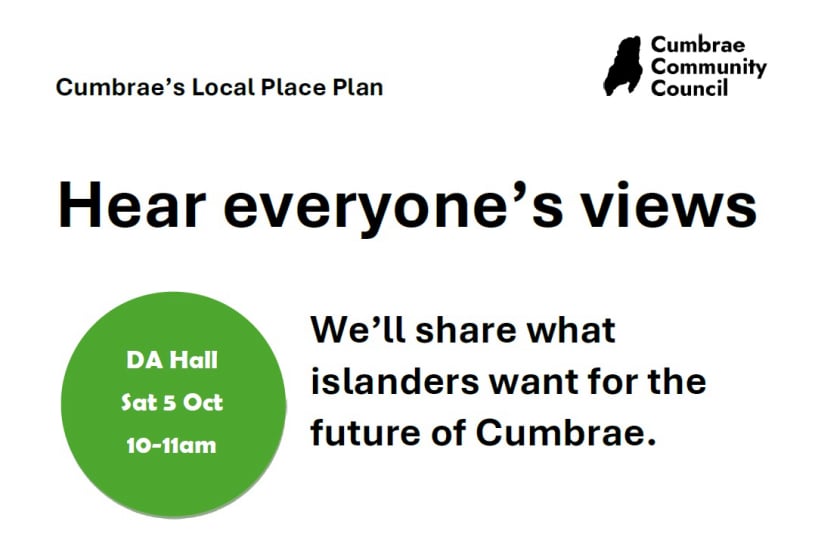 Cumbrae Local Place Plan presentation